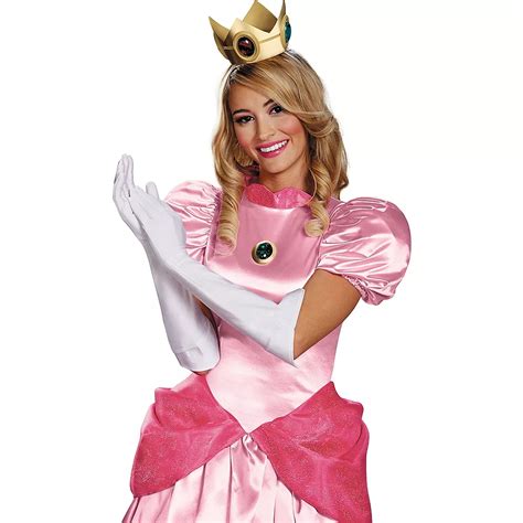 Princess peach costume near me. AOOWU Princess Peach Jumpsuit for Girls, Princess Peach Costume with Gloves Scarf, Peach Princess Combat Bodysuit Outfit, Peach Cartoon Character Costume for Halloween Cosplay Party Dress Up. 10. 4487. Free international delivery if you spend over $59 on eligible international orders. +1 colour/pattern. 