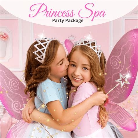 Princess spa. Little Princess Spa ® Birthday Wishes and group photos; Singing, Dancing, and Games (Choose from Freeze Dance, Musical Chairs, Hula Hoop Contest, Limbo, Singing to a favorite song, and much more) 3 Decorated Tables to use for your cake, sweets, food, favors, and etc. Kids table and chairs for the princesses; Parents Lounge in the front of … 