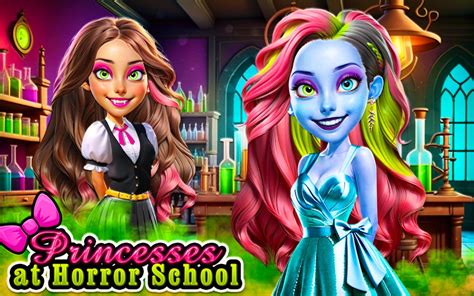 Princesses At Horror School. 