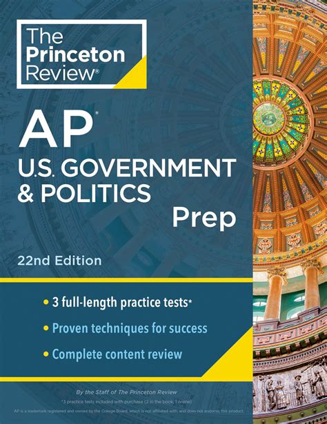 Princeton review ap books.  Government & Politics Premium Prep is a ...