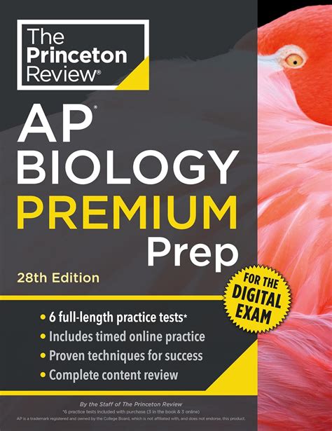Princeton review ap books.  Includes 6 practice tests with answer explanations, timed onl...