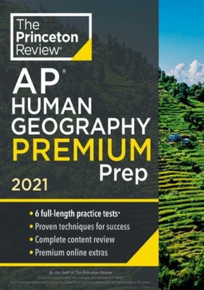 Download Princeton Review Ap Human Geography Premium Prep 2021 6 Practice Tests  Complete Content Review  Strategies  Techniques By Princeton Review