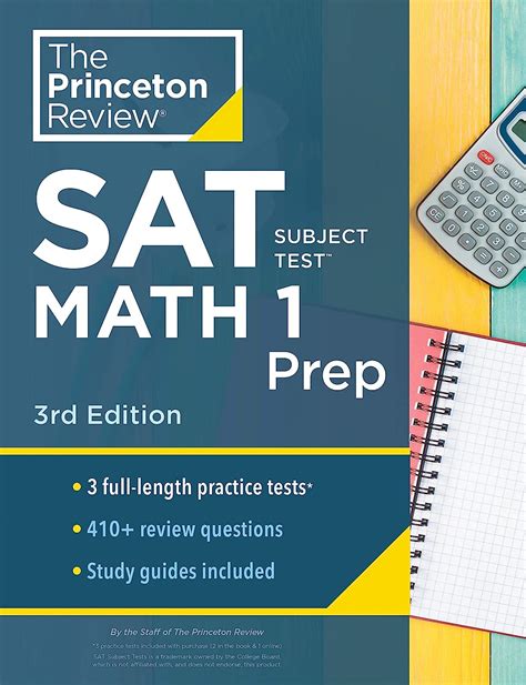Download Princeton Review Sat Subject Test Math 1 Prep 3Rd Edition 3 Practice Tests  Content Review  Strategies  Techniques By Princeton Review