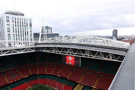 Principality stadium roof closed.  Photo Simon Galloway/PA Wire.  The Principality ...