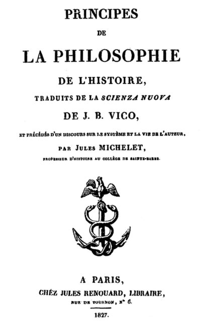 Principes de la philosophie de l'histoire. - The merck merial manual for pet health home edition.