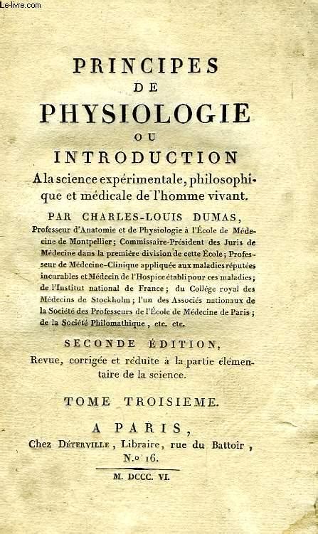 Principes de physiologie, ou introduction ©  la science. - Nauka w polsce w ocenie komitetów naukowych pan.