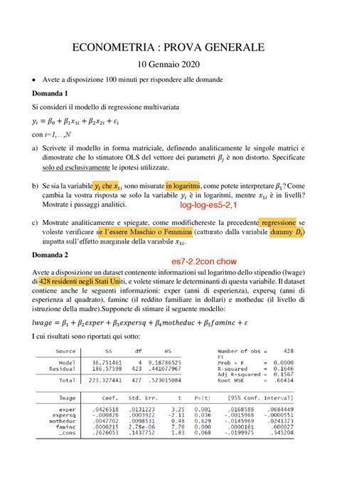 Principi di soluzione manuale di econometria 2e. - Student solutions manual for probability statistics degroot.