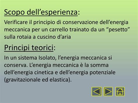 Principio di conservazione della energia meccanica - Chimica-online