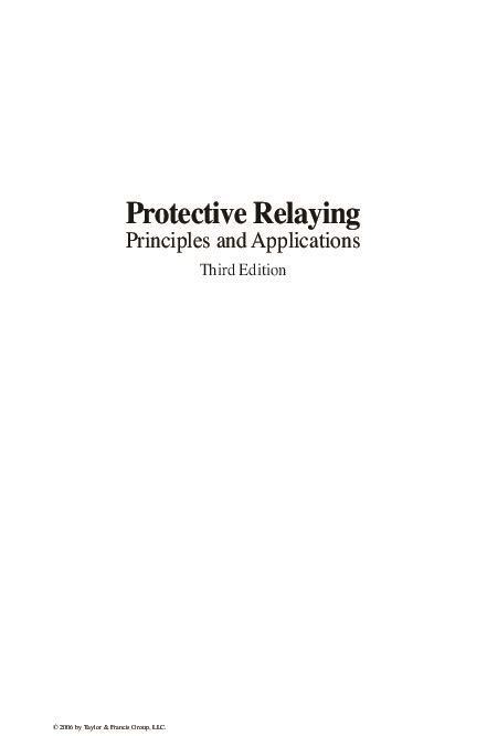 Principles And Applications Third Edition Relaying Protective Download