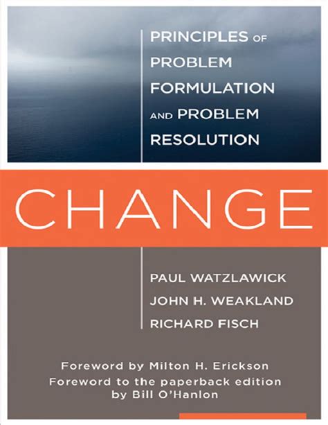 Principles And Of Problem Formation Resolution Change