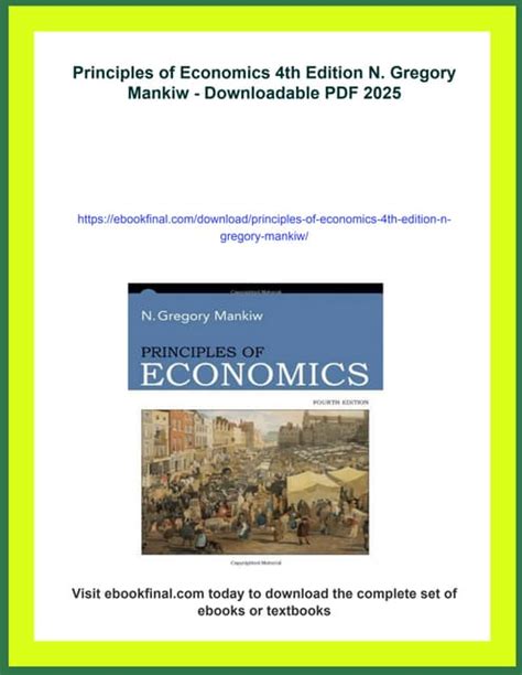 Principles Of Economics 4th Edition Answers Pearson
