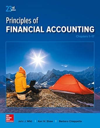 Principles Of Financial Accounting Chapters 1 17 With Booklet And Access Code