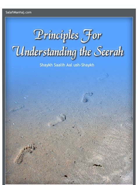 Principles for understanding the seerah