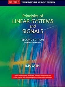 Principles of Linear Systems and Signals - 2nd Edition - Quizlet