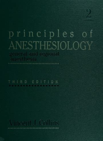 Principles of anesthesiology : general and regional anesthesia