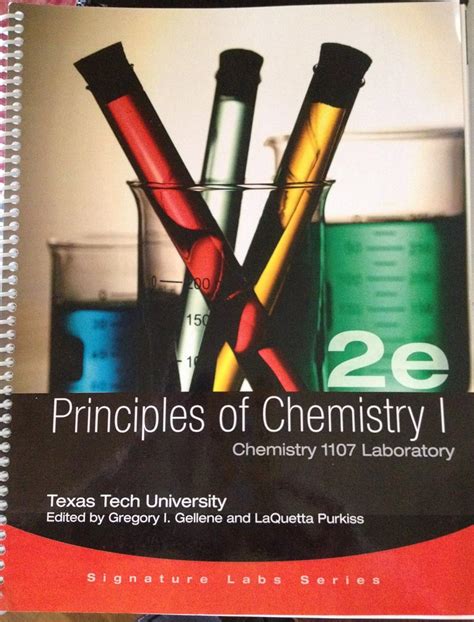 Principles of chemistry 1107 laboratory manual answers. - Organic chemistry 9th edition solutions manual.