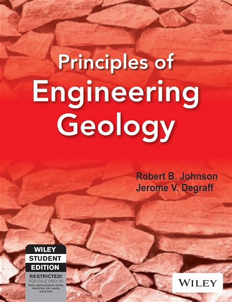 Principles of engineering geology by robert b johnson. - Guide to new churchs teaching series.