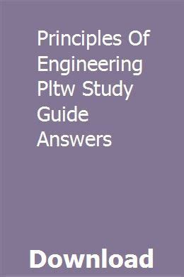 Principles of engineering pltw study guide answers. - Unisa financial accounting 1 study guide.