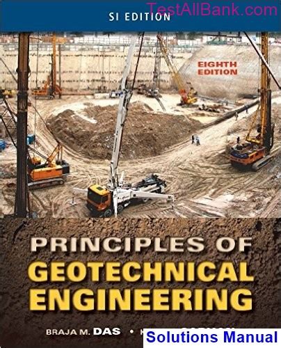 Principles of geotechnical engineering 8th edition solution manual. - The santa fe trail a guide.
