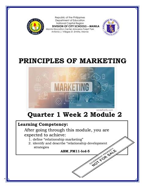 Principles of marketing quarter 1 exam.  Principles of Marketing Grade 12: Q2 Mod...