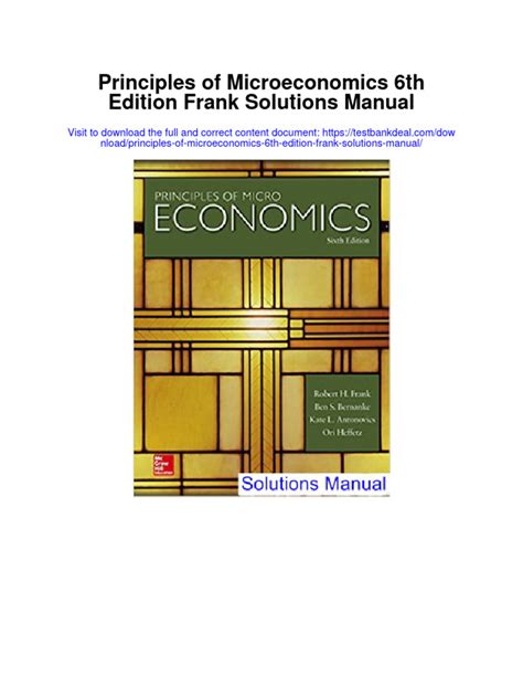 Principles of microeconomics sixth edition taylor manual. - Manual de motor de gas ajax.