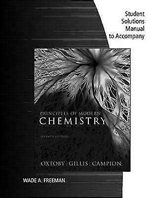 Principles of modern chemistry student solutions manual. - Financial handbook for bankruptcy professionals a financial and accounting guide.
