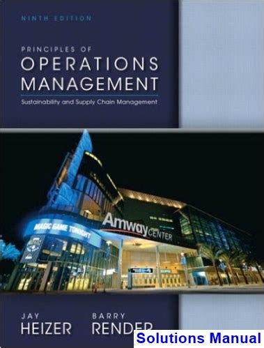 Principles of operations management solutions manual. - The amaryllis manual by hamilton paul traub.