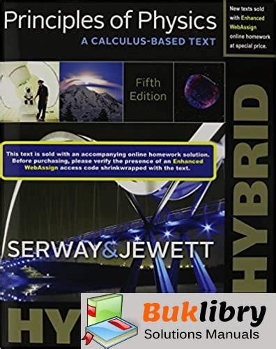 Principles of physics serway 5th edition solutions manual. - Forsthoffers rotating equipment handbooks volume 2 pumps.
