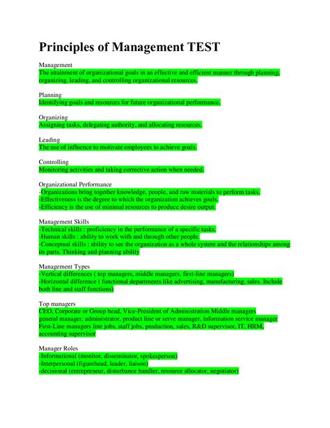 Principles-of-Management Testantworten