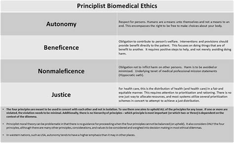 Principlism in Biomedical Ethics: Respect for Autonomy, …