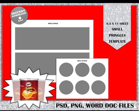 Pringles Wrapper Template Portal Tutorials