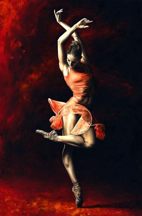 Print Art Painting Dancer Sexy Woman Living Home Wall Decor