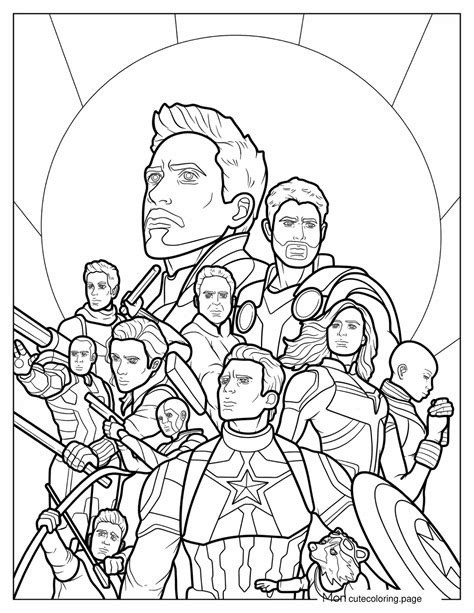 Print Avengers Coloring Pages