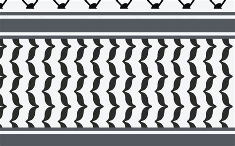 Print Keffiyeh Pattern David Bernie