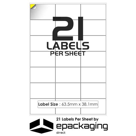 Print On To 21 Labels Per Sheet Address Labels To Print 21 Labels Per