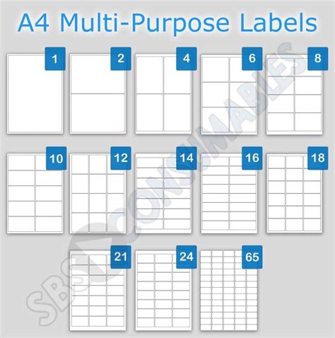 Print On To 21 Labels Per Sheet Label Template 10 Per Sheet