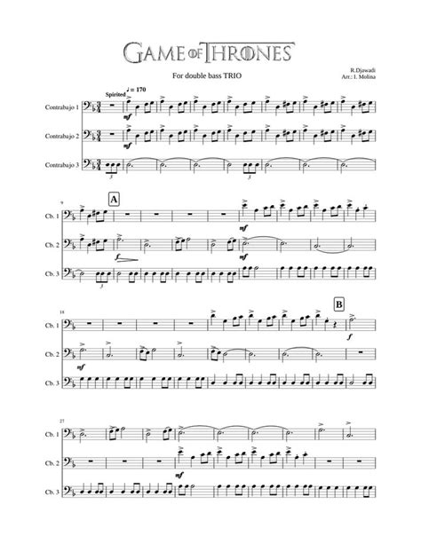 Print and download in PDF or MIDI Game of Thrones Theme Ramin Djawadi