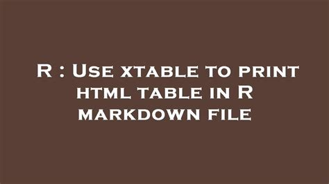 Print html table r. .  ...
