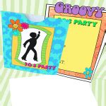 Printable 70s Party Invitations Parties and Patterns Downloads