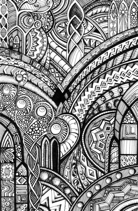 Printable Abstract Pattern Coloring Pages Dejanato