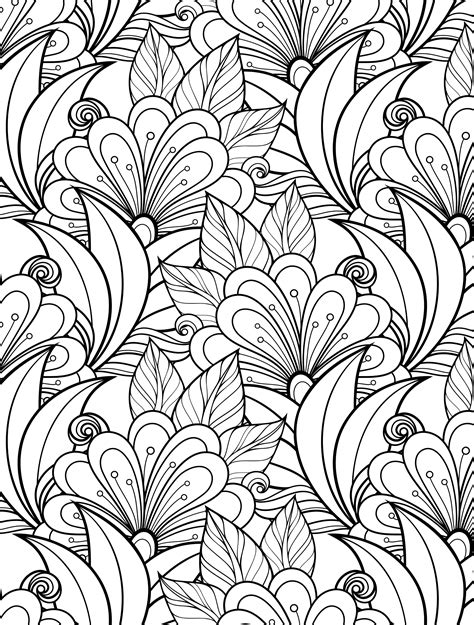 Printable Adult Coloring Shee