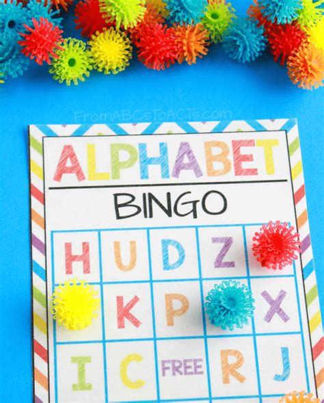 Printable Alphabet Bingo For Kids From Abcs To Acts