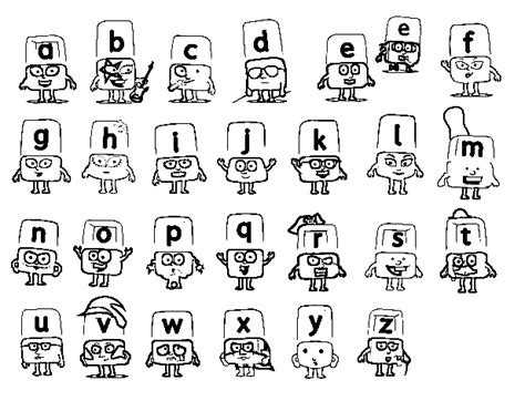 Printable Alphablocks