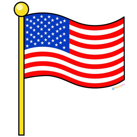 Printable American Flag Clip Art