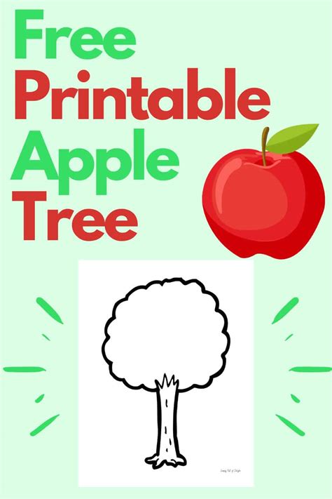 Printable Apple Tree Template Printable Chart