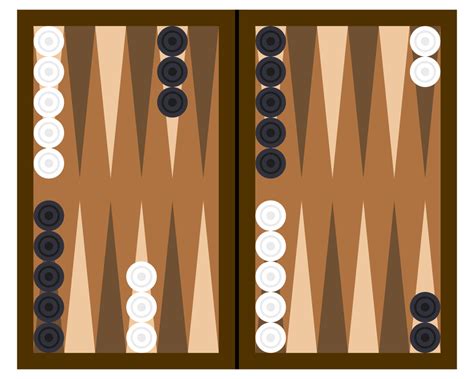 Printable Backgammon Setup