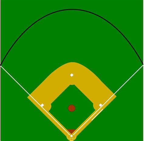 Printable Baseball Field Template