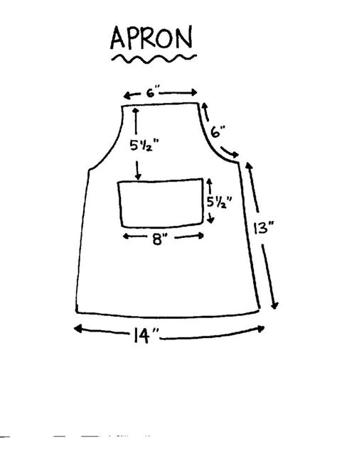 Printable Basic Apron Patterns Printable Calendars AT A GLANCE
