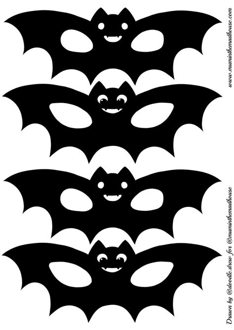 Printable Bat Mask