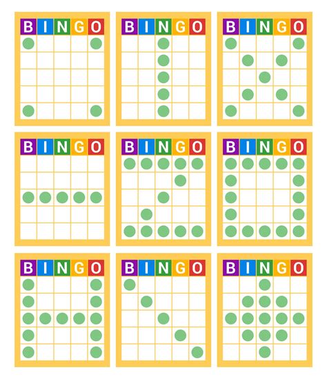 Printable Bingo Board Pattern Examples For All Types Of Bingo Bingo